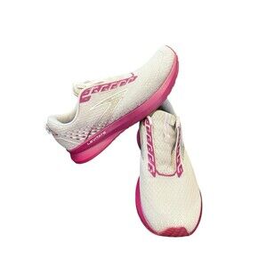 Brooks Levitate 5 Women's Running Shoes Sz 8.5 B Gray Fuchsia Comfort Foam